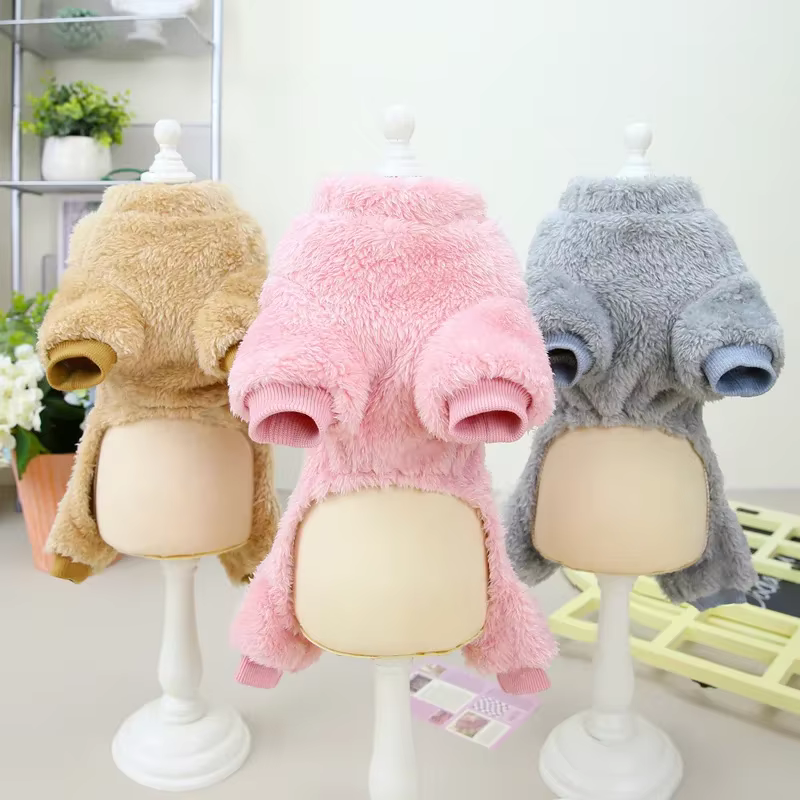 Combinaison Chaude pour Chien – Vêtement Hiver 4 Pattes pour Petits Chiens