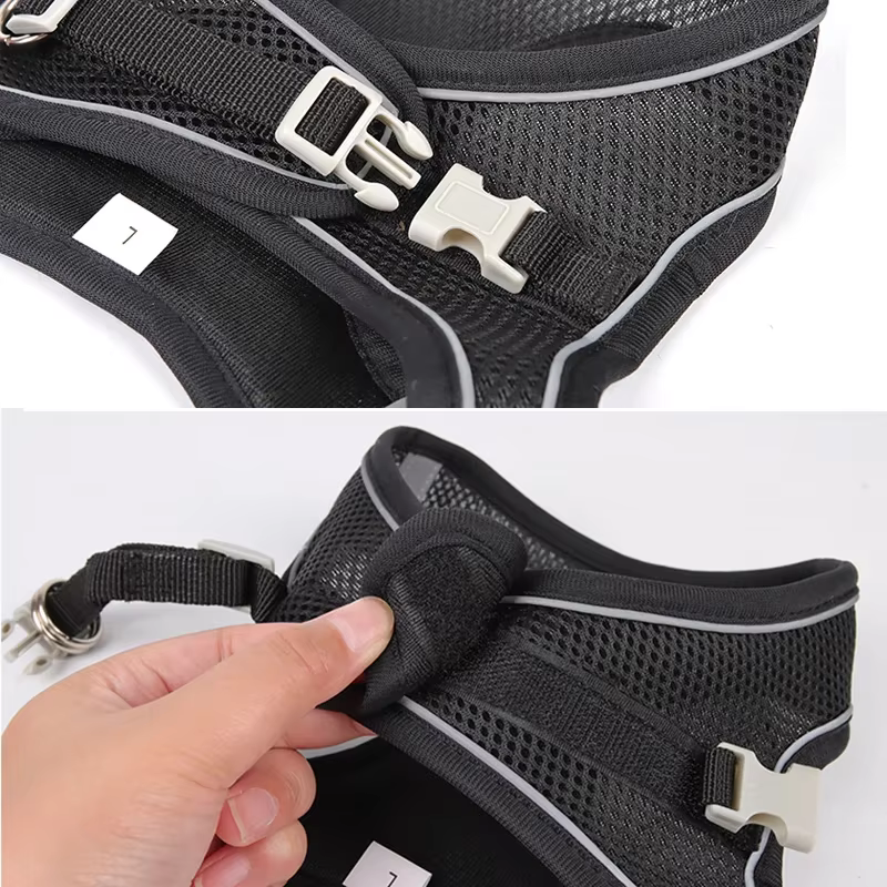 Harnais pour Chien Réglable avec Laisse – Gilet Confortable et Respirant