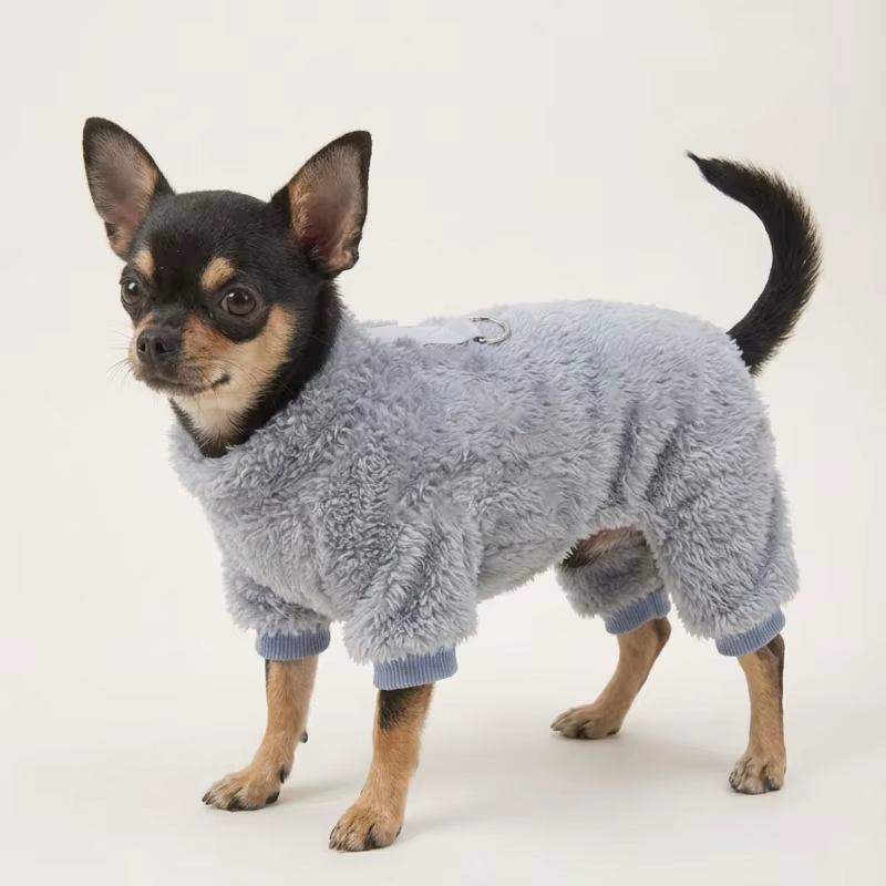 Combinaison Chaude pour Chien – Vêtement Hiver 4 Pattes pour Petits Chiens