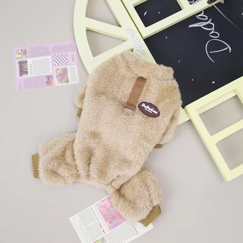 Combinaison Chaude pour Chien – Vêtement Hiver 4 Pattes pour Petits Chiens