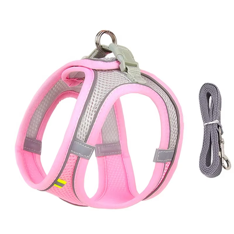 Harnais pour Chien Réglable avec Laisse – Gilet Confortable et Respirant