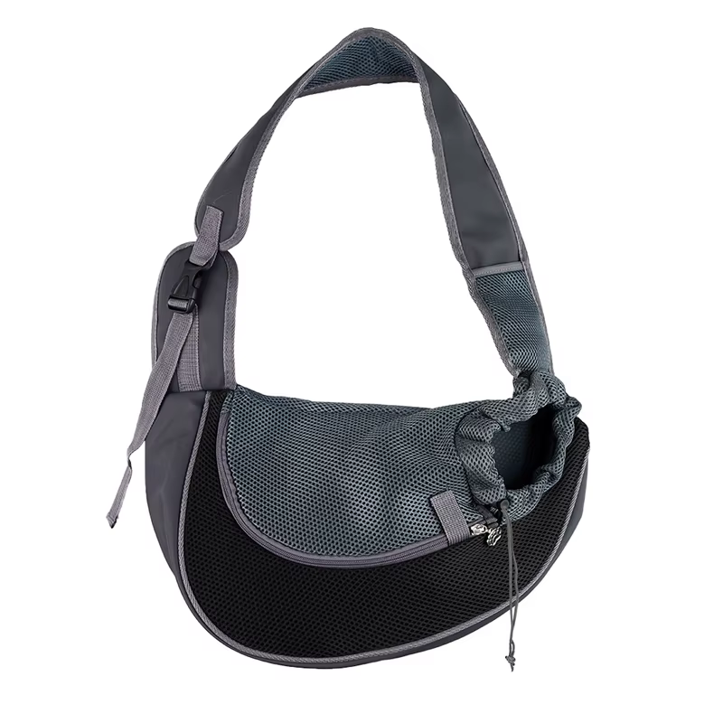 Sac en Bandoulière de Transport pour Chien et Chat | Maiiile Respirante & Sécurité