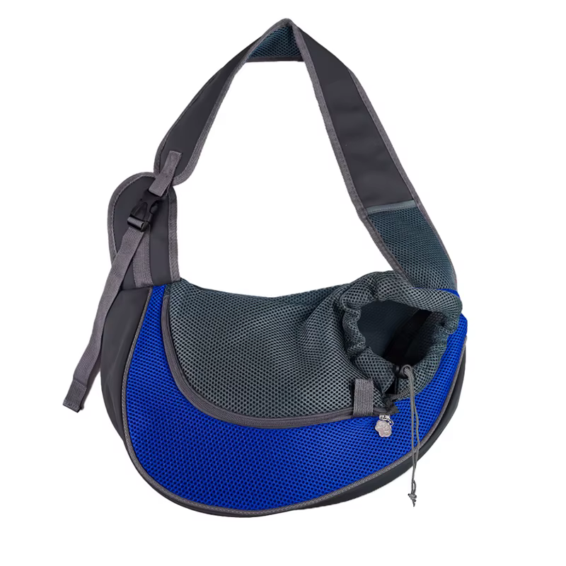 Sac en Bandoulière de Transport pour Chien et Chat | Maiiile Respirante & Sécurité