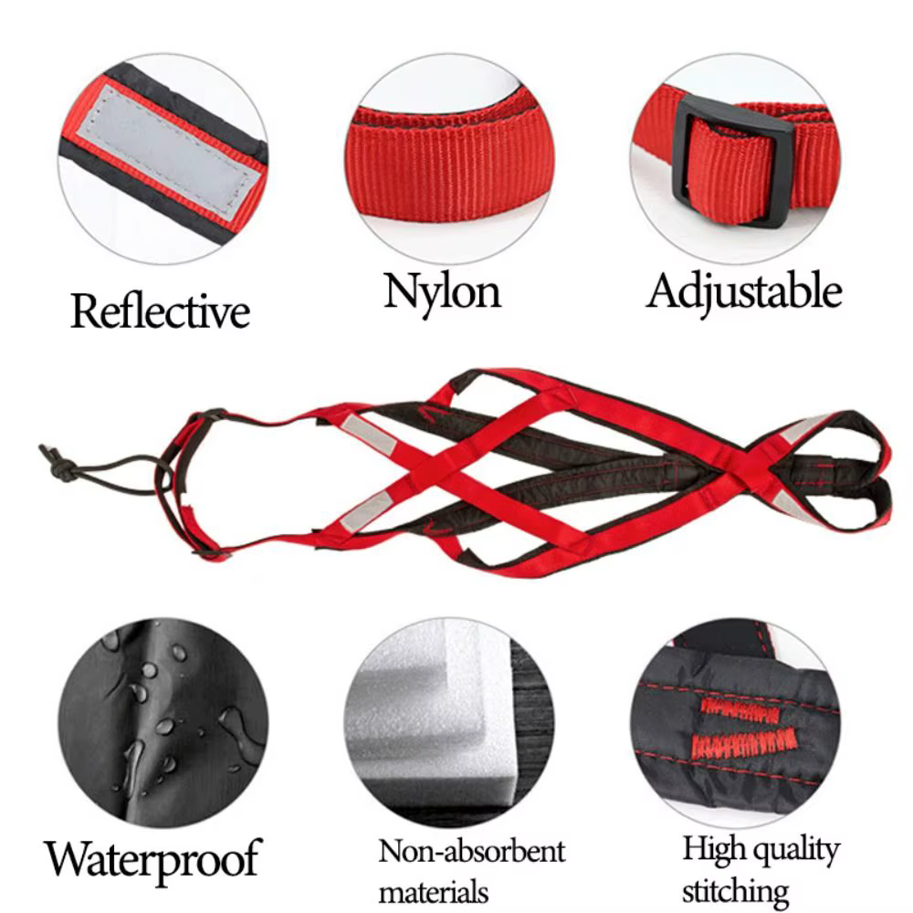 Harnais de Traction Sportif pour Chien - Réfléchissant & Ajustable
