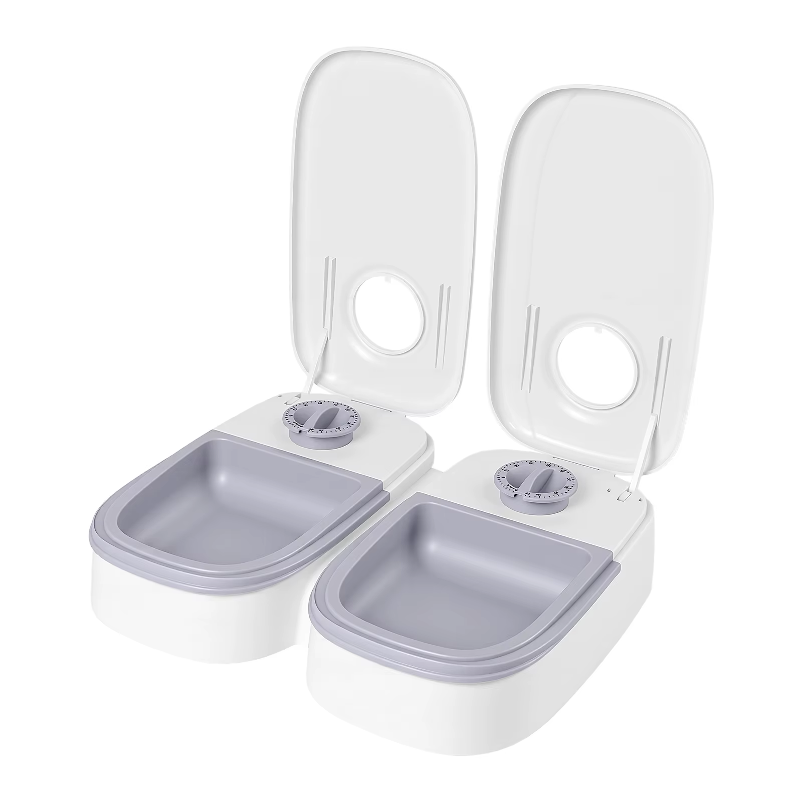 Distributeur Automatique Double pour Chien et Chat - Minuteur 48h