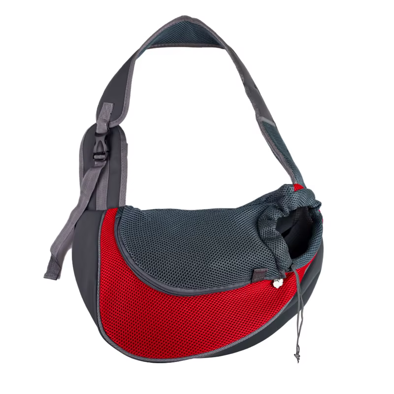 Sac en Bandoulière de Transport pour Chien et Chat | Maiiile Respirante & Sécurité