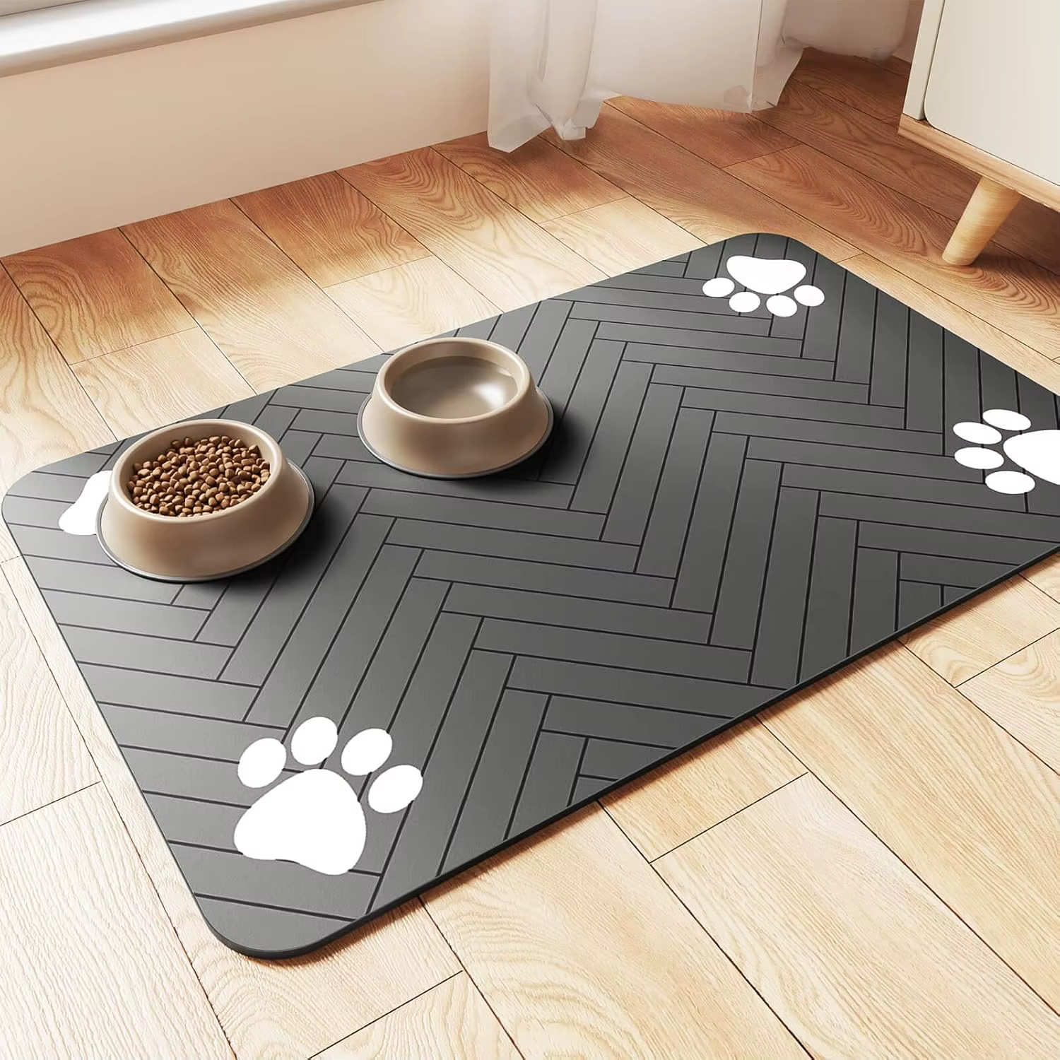 Tapis Antidérapant pour Gamelle Chien