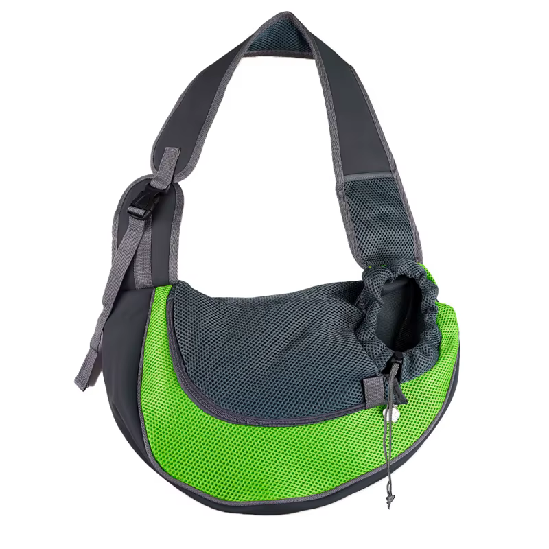 Sac en Bandoulière de Transport pour Chien et Chat | Maiiile Respirante & Sécurité