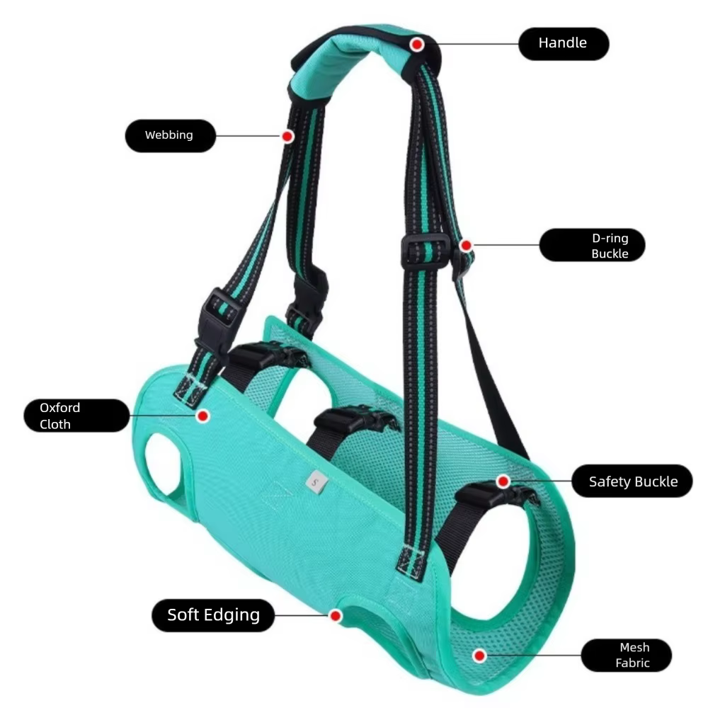 Harnais de Transport pour Chien Confortable et Réglable