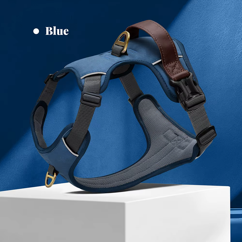 Harnais Anti-Traction Vintage pour Chien | Confort & Contrôle