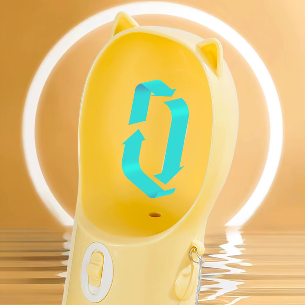 Gourde Portable Chien & Chat — Distributeur d'Eau et Croquettes