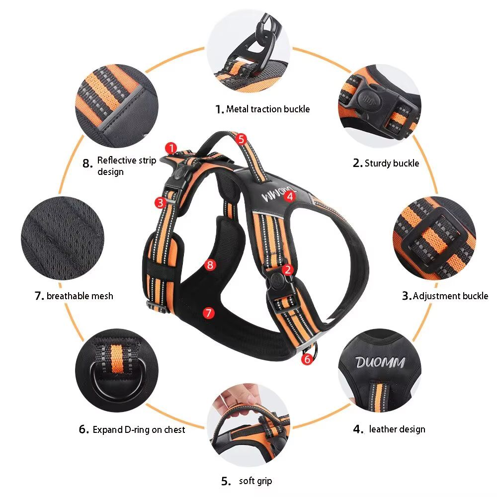 Harnais Anti-Traction Réglable pour Chien | Confort & Sécurité