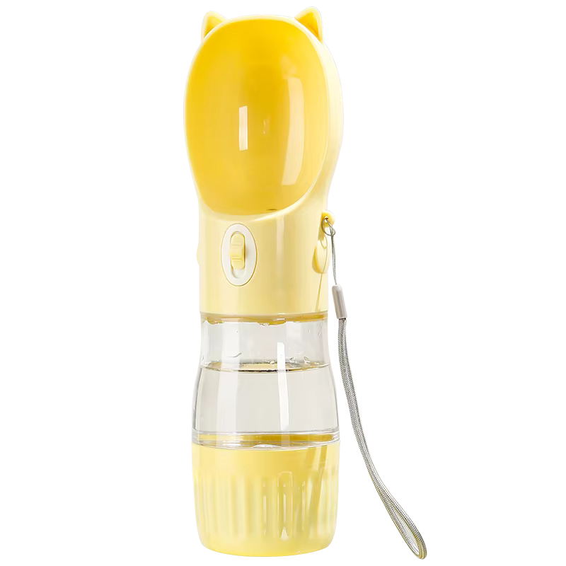 Gourde Portable Chien & Chat — Distributeur d'Eau et Croquettes