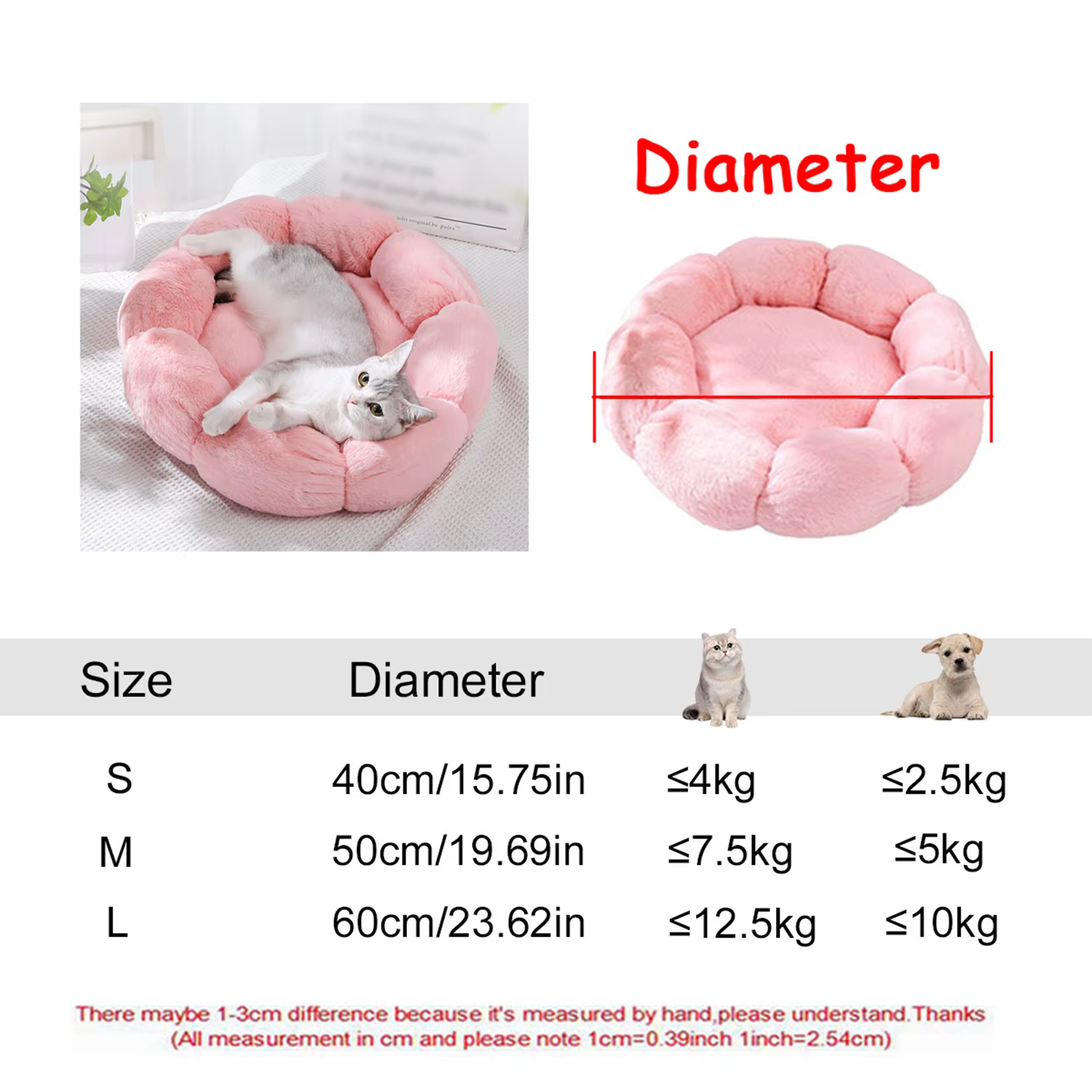 COUSSIN ROND POUR CHIEN