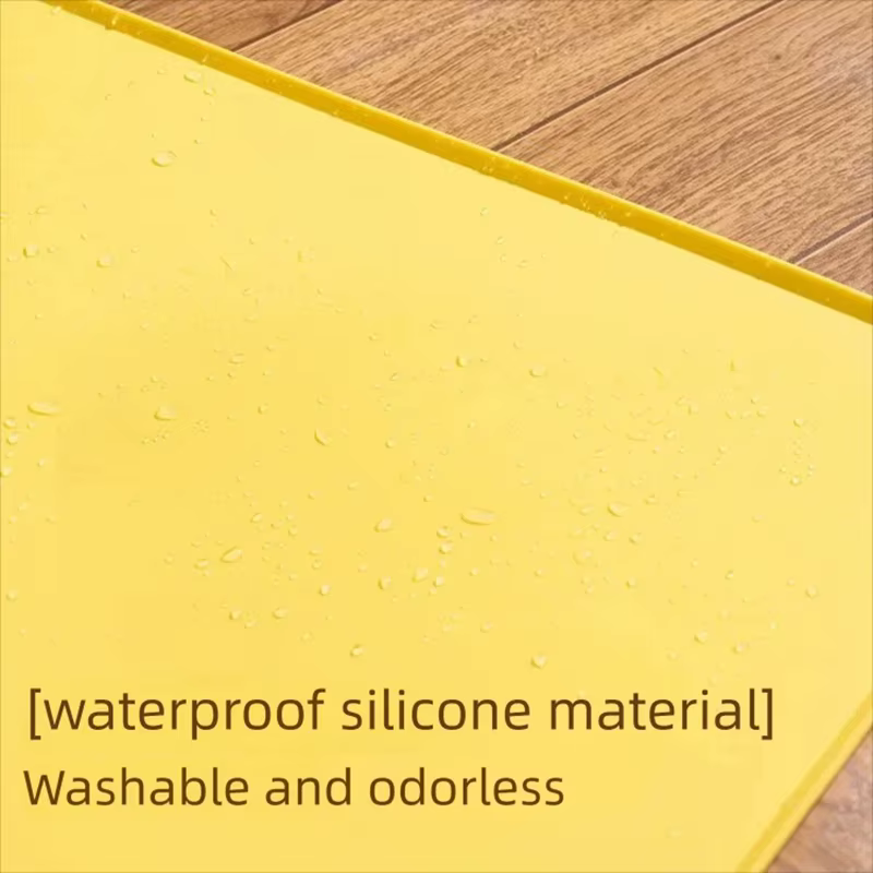 Tapis de Gamelle Anti-Débordement en Silicone pour Chien