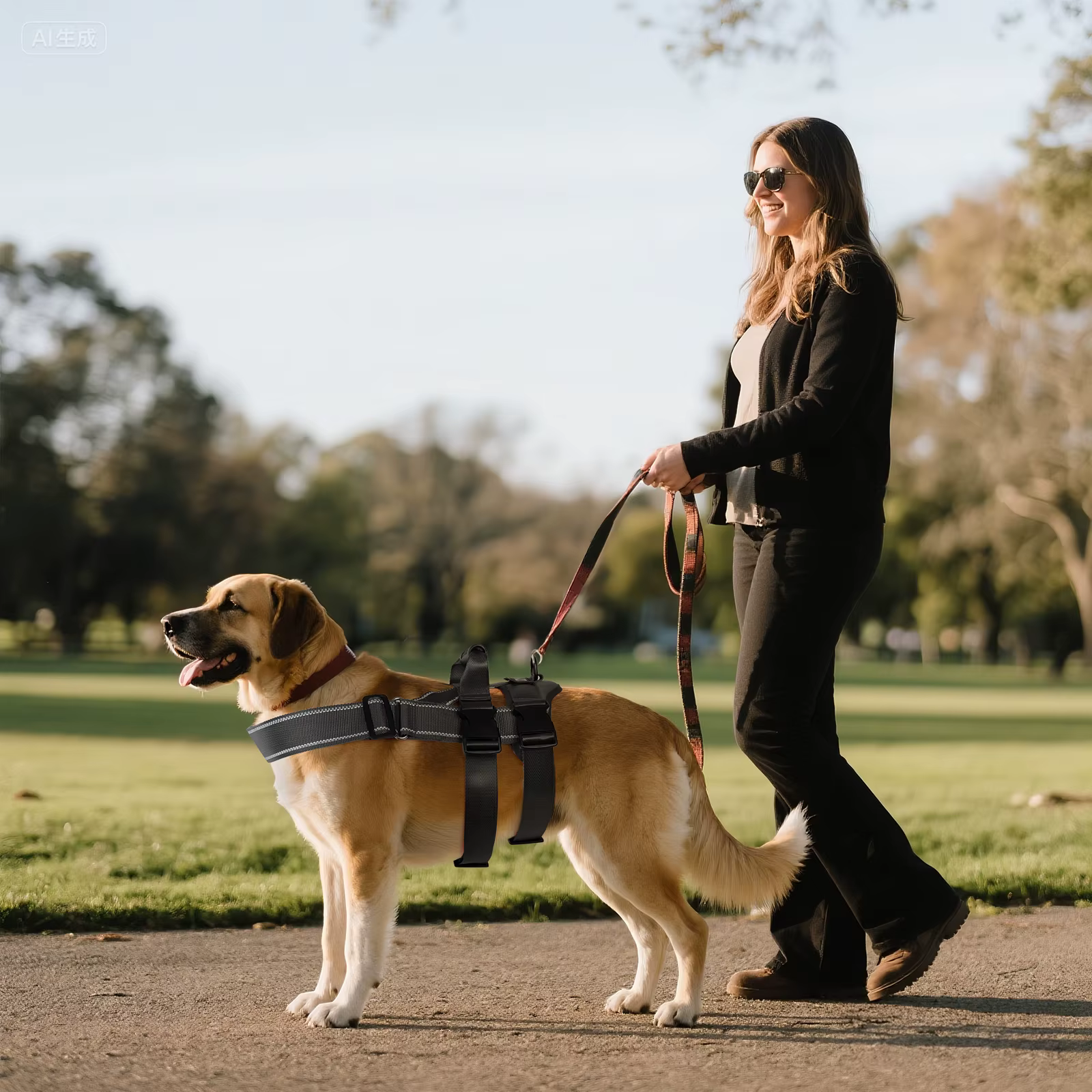 Harnais Anti-Traction pour Chien | Ergonomique & Réfléchissant