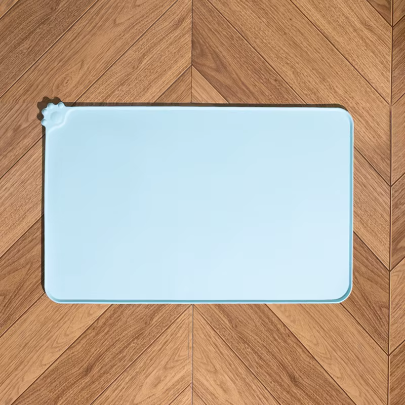 Tapis de Gamelle Anti-Débordement en Silicone pour Chien