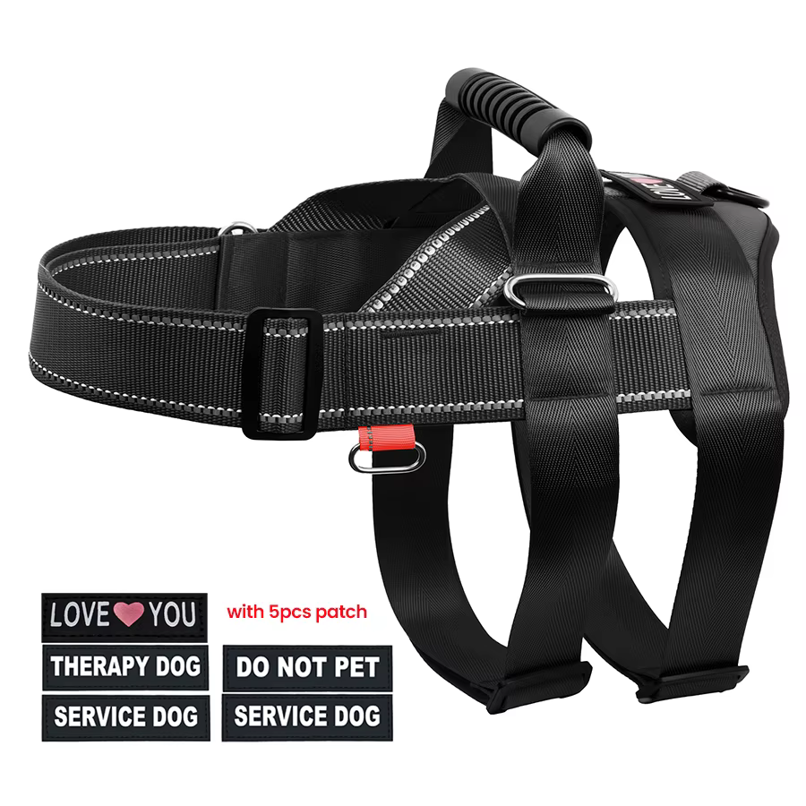 Harnais Anti-Traction pour Chien | Ergonomique & Réfléchissant