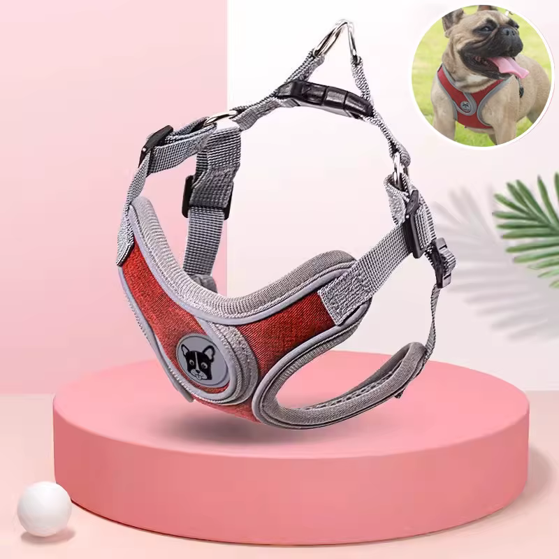 Harnais Anti-Traction Respirant et Réfléchissant pour Chien