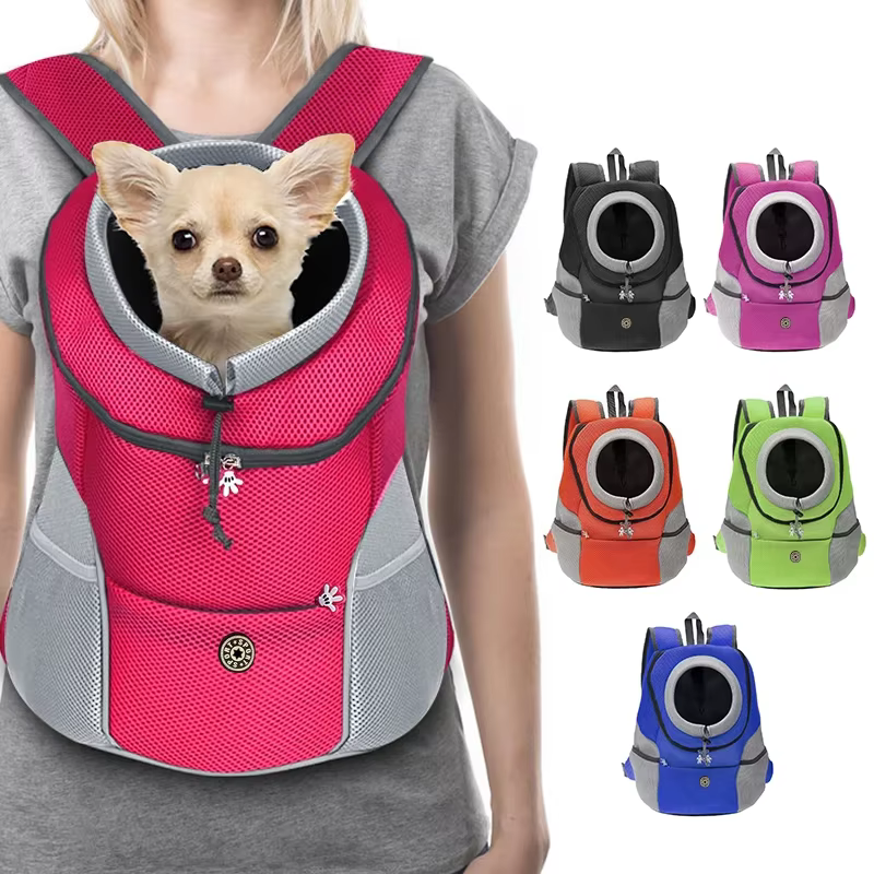 Sac à Dos de Transport pour Chien & Chat | Respirant & Sécurisé