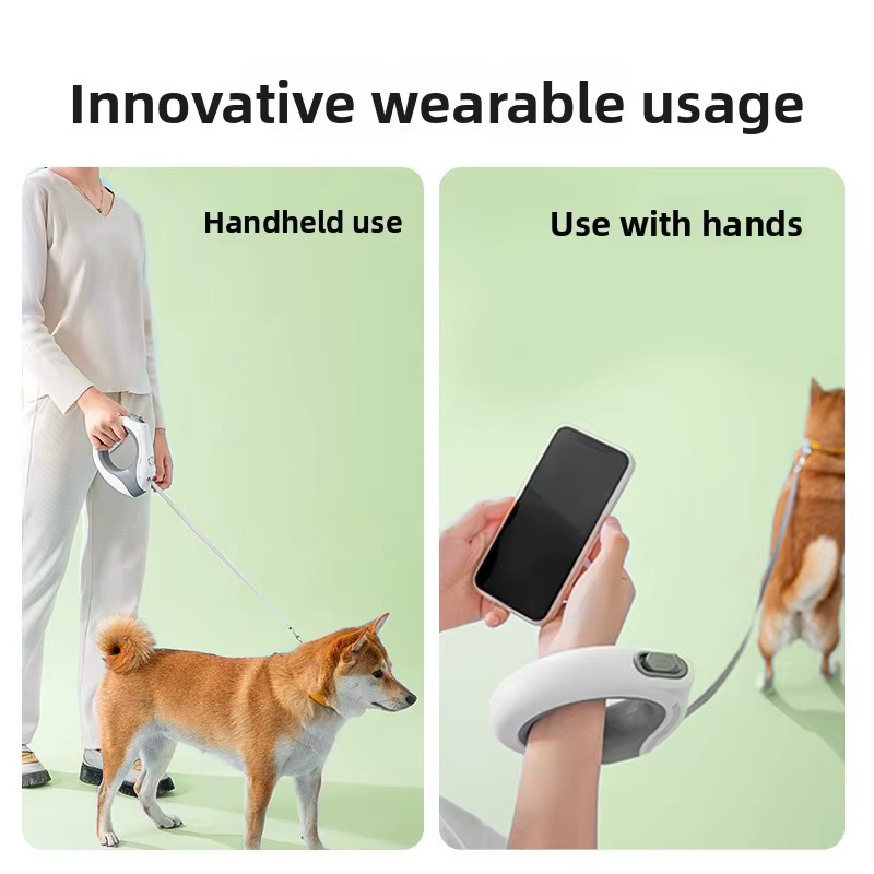 Laisse Rétractable Mains Libres Chien