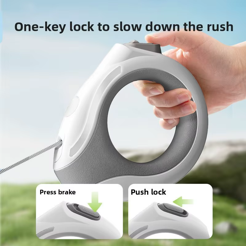 Laisse Rétractable Mains Libres Chien
