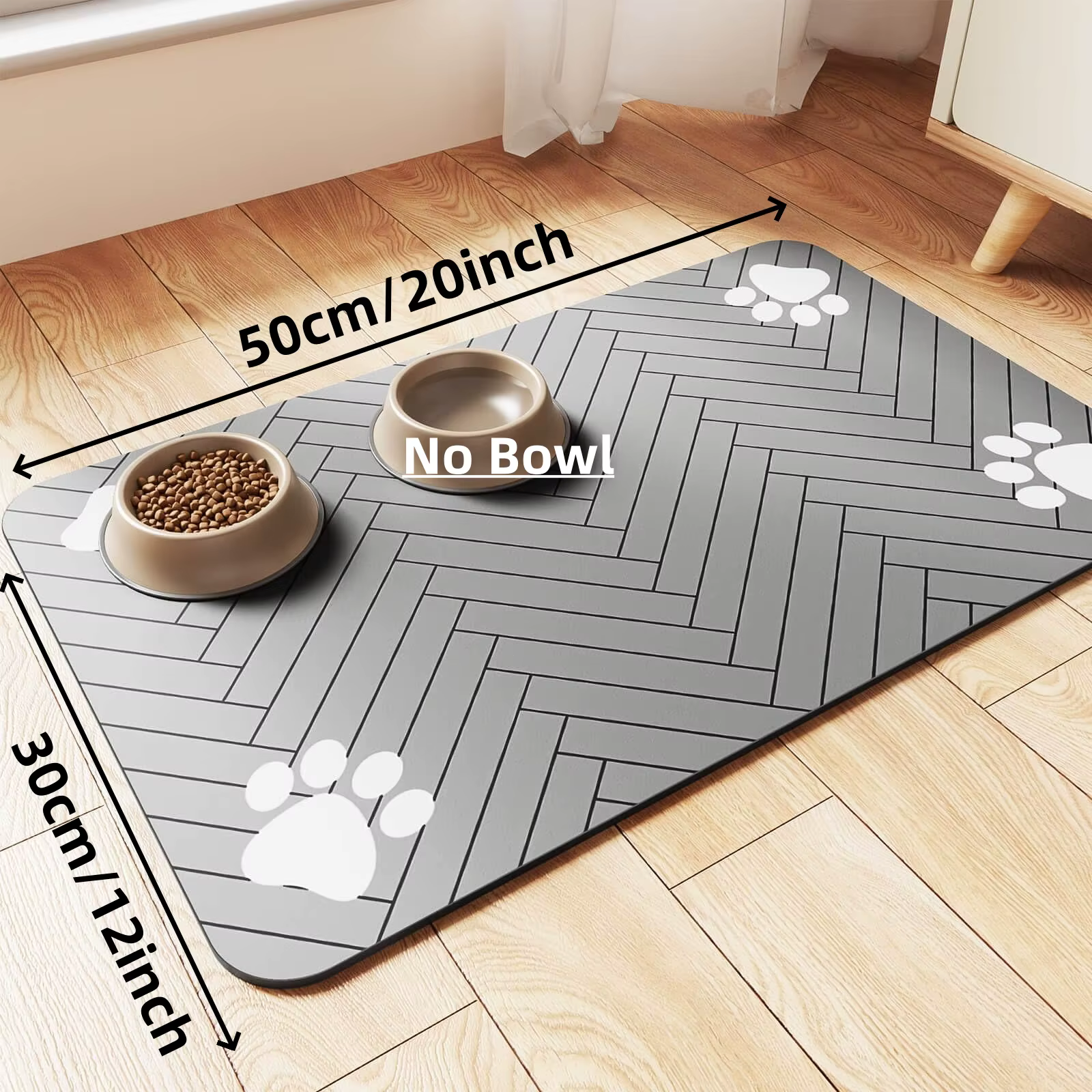 Tapis Antidérapant pour Gamelle Chien