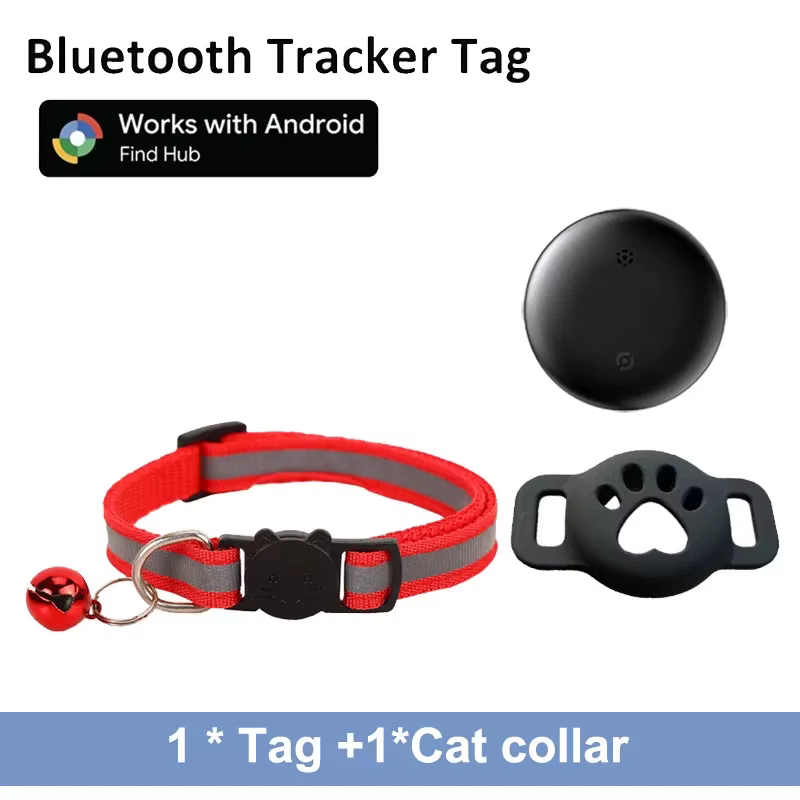 Collier Anti-Perte Réfléchissant avec Tracker Android pour Chien