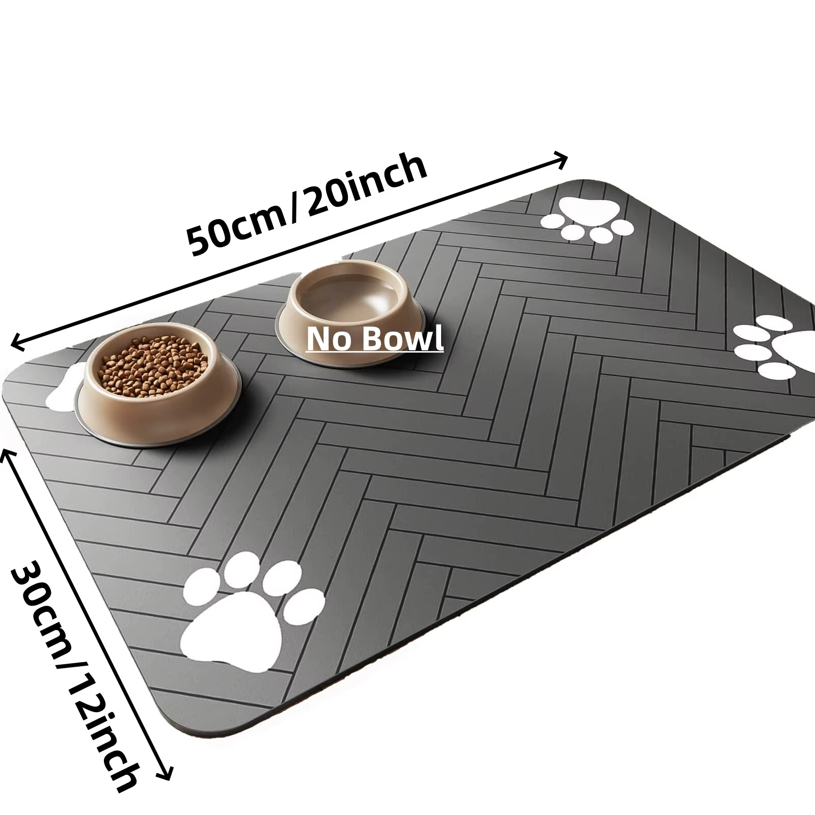 Tapis Antidérapant pour Gamelle Chien