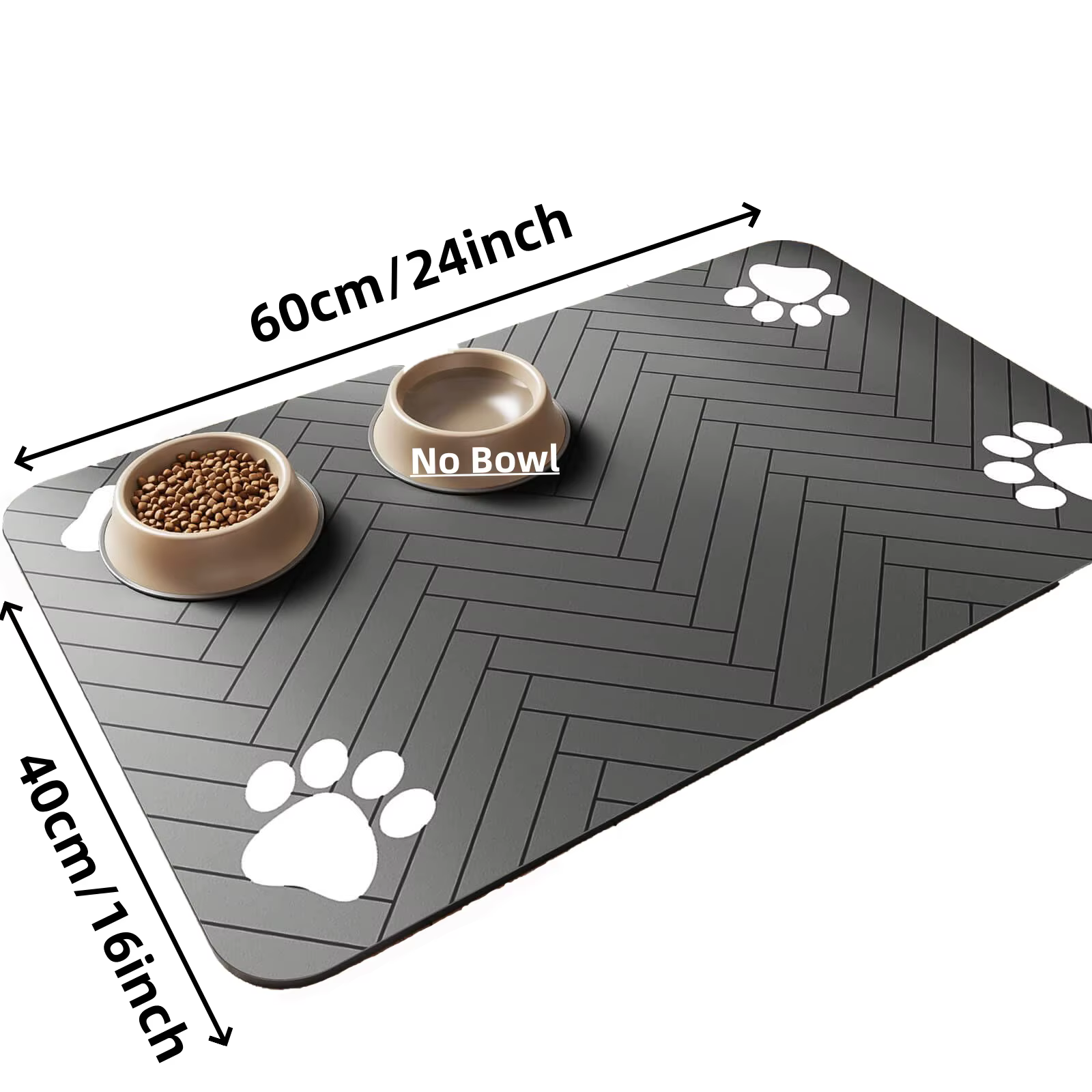 Tapis Antidérapant pour Gamelle Chien