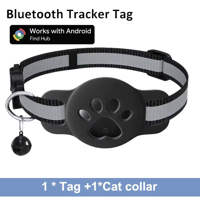Collier Anti-Perte Réfléchissant avec Tracker Android pour Chien