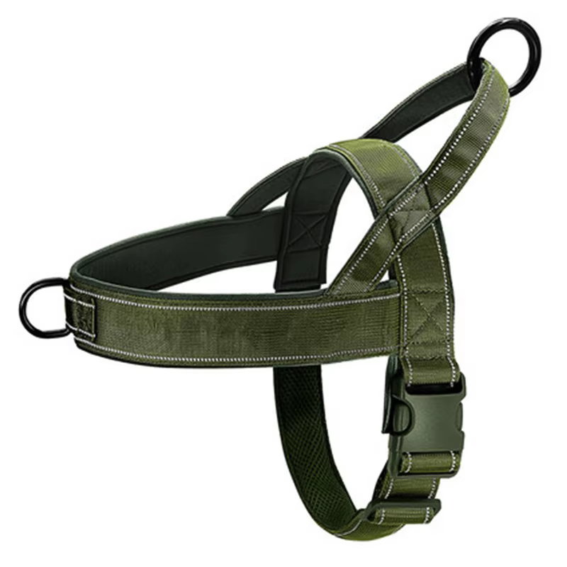Harnais Tactique Anti-Traction Chien - Nylon 1000D Réglable