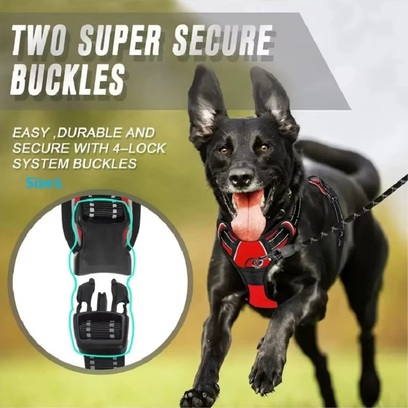 Harnais pour chien réglable et confortable – Sécurité, maintien et visibilité