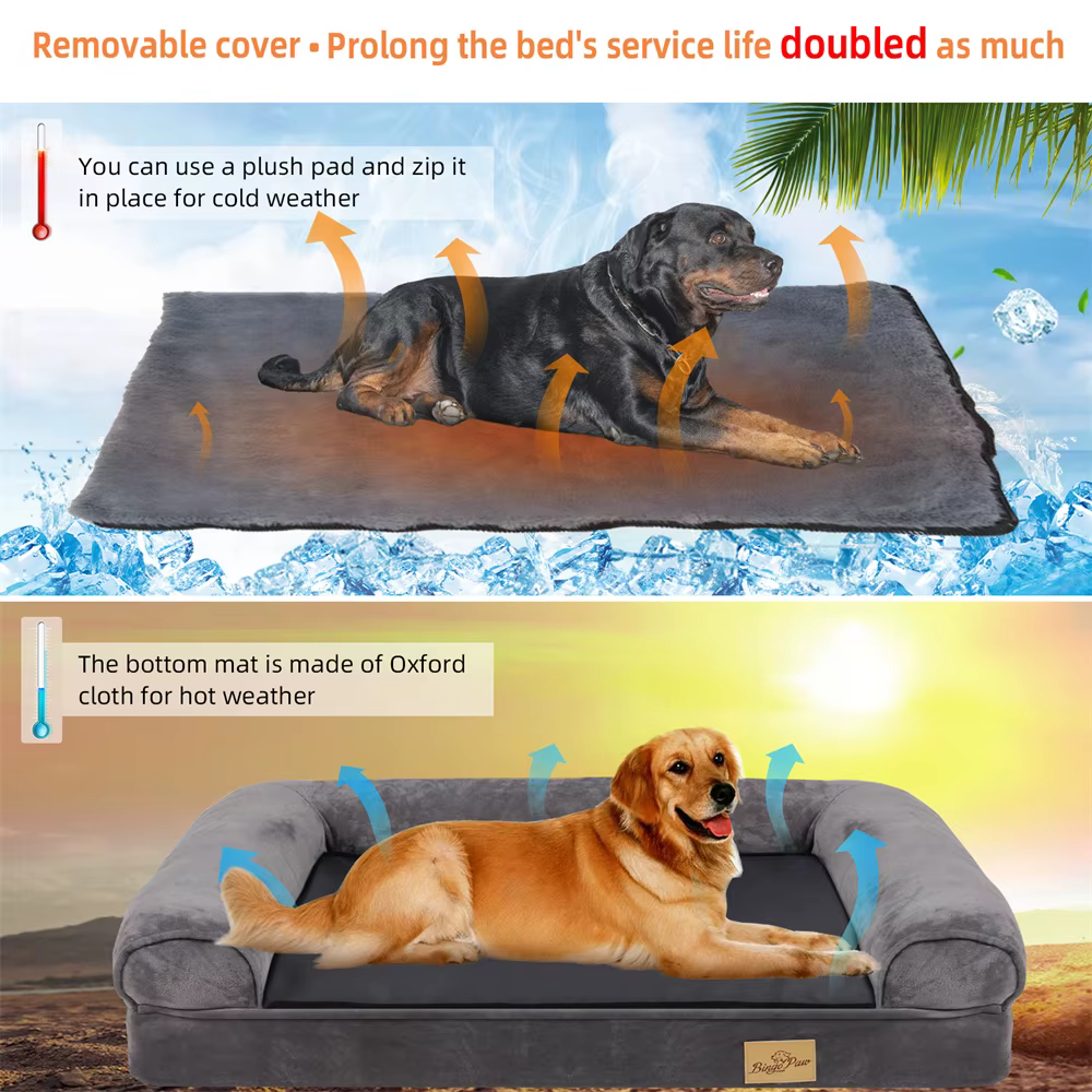lit Orthopédique Memory  pour chien