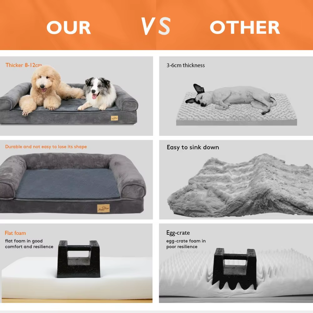 lit Orthopédique Memory  pour chien