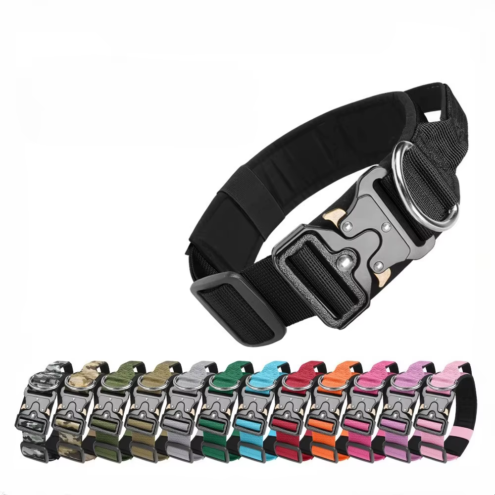 Collier Tactique pour Chien Réglable et Robustesse