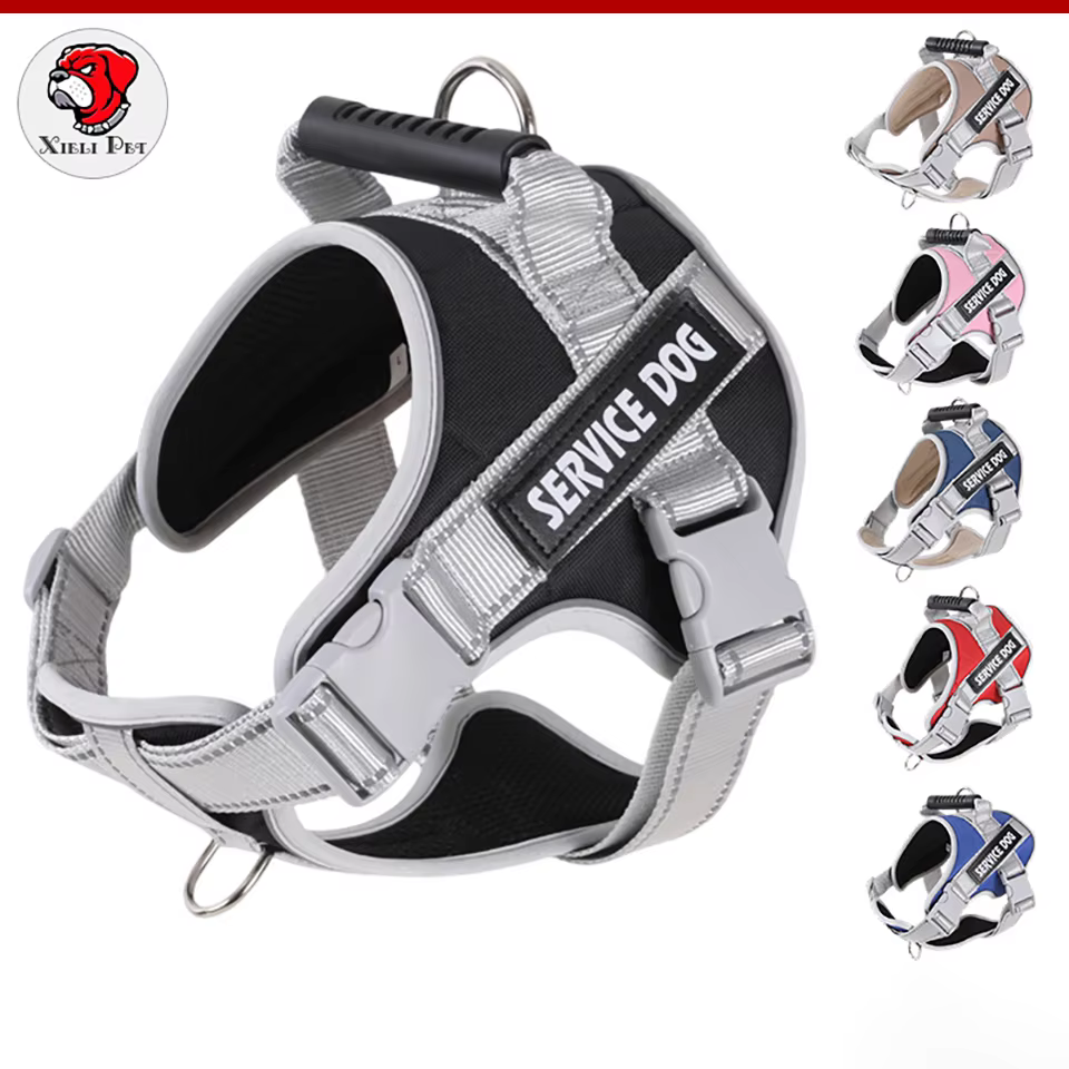 Harnais Chien Anti-Traction Réfléchissant & Ergonomique