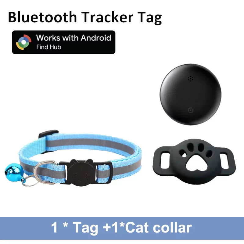 Collier Anti-Perte Réfléchissant avec Tracker Android pour Chien