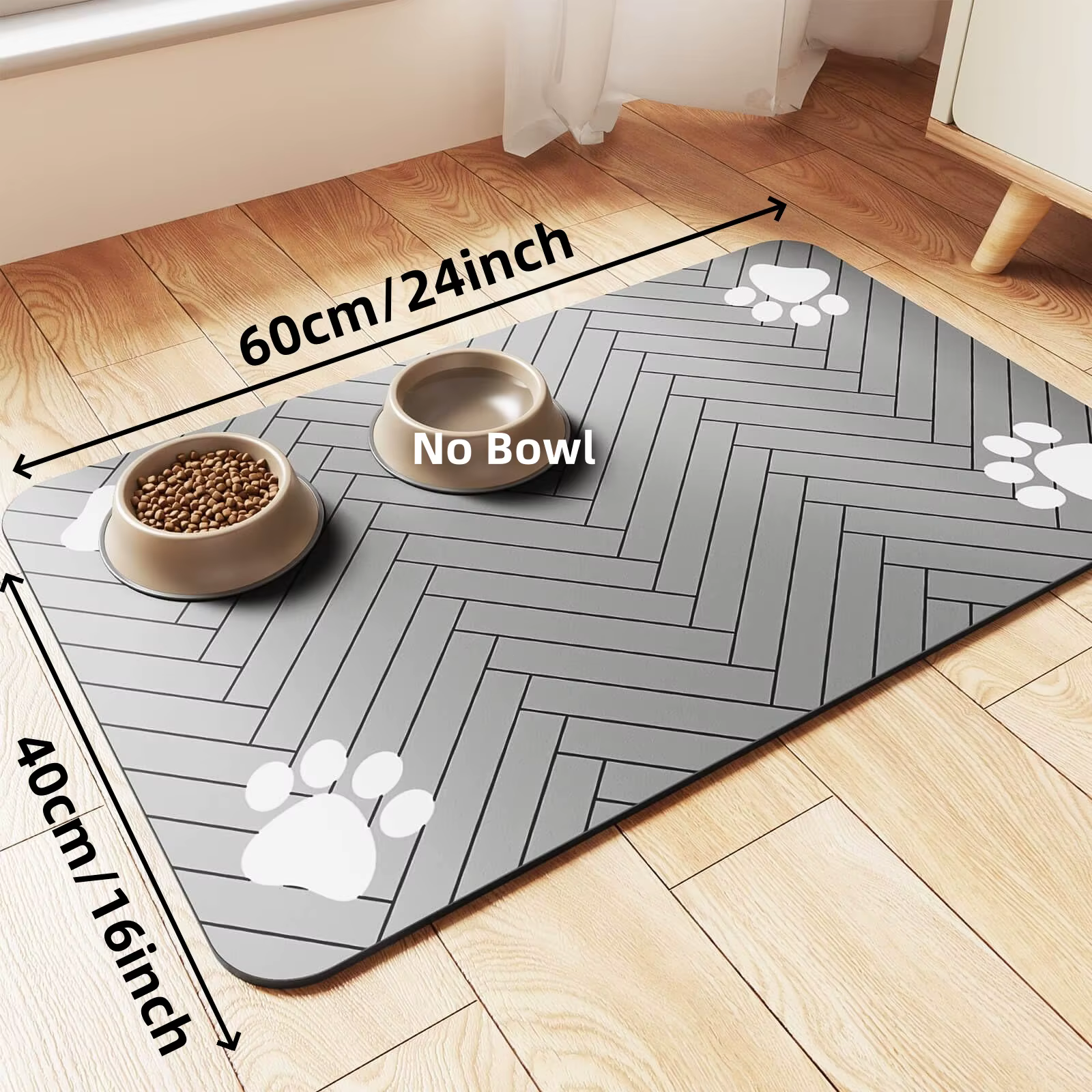 Tapis Antidérapant pour Gamelle Chien