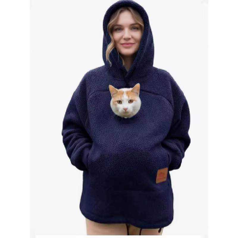Sweat Porte-Animal avec Poche Kangourou pour Chat et Chien | Confort & Cocooning