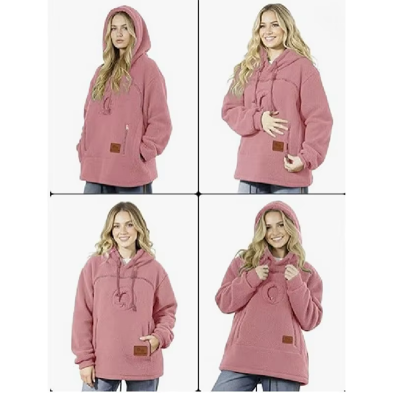 Sweat Porte-Animal avec Poche Kangourou pour Chat et Chien | Confort & Cocooning