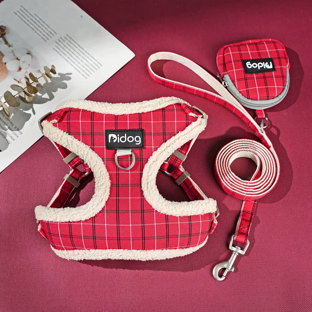 Harnais, Laisse et Pochette | Motif Écossais