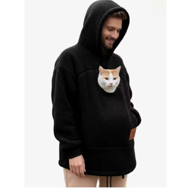 Sweat Porte-Animal avec Poche Kangourou pour Chat et Chien | Confort & Cocooning