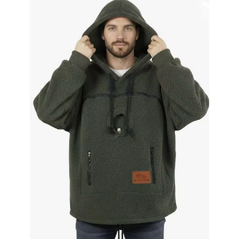 Sweat Porte-Animal avec Poche Kangourou pour Chat et Chien | Confort & Cocooning