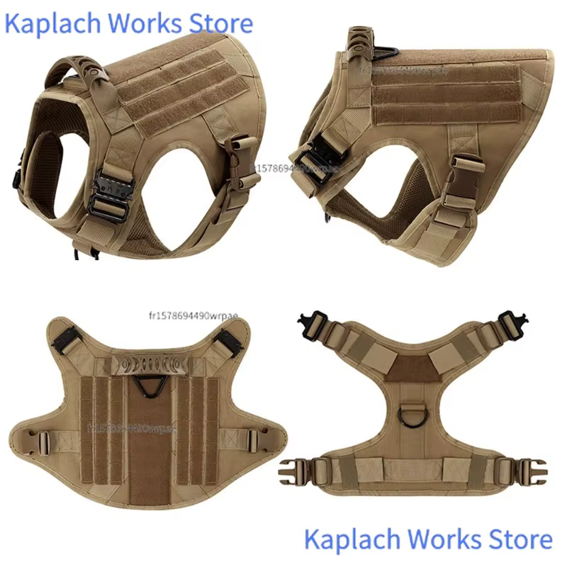 Harnais Tactile pour Chien – Harnais Réglable, Confortable et Résistant