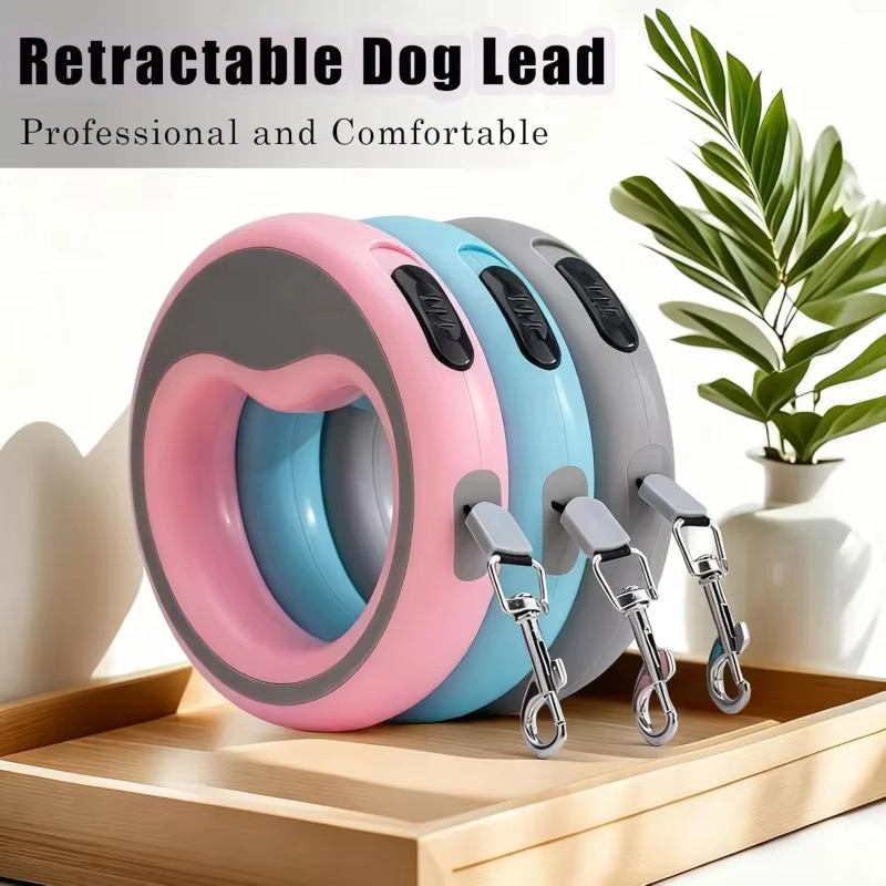 Laisse Rétractable Anneau Chien | Confort & Mains Libres