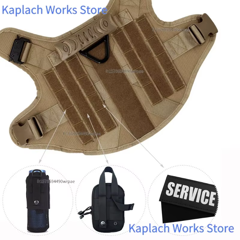 Harnais Tactile pour Chien – Harnais Réglable, Confortable et Résistant
