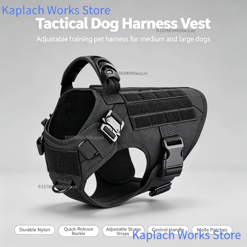 Harnais Tactile pour Chien – Harnais Réglable, Confortable et Résistant