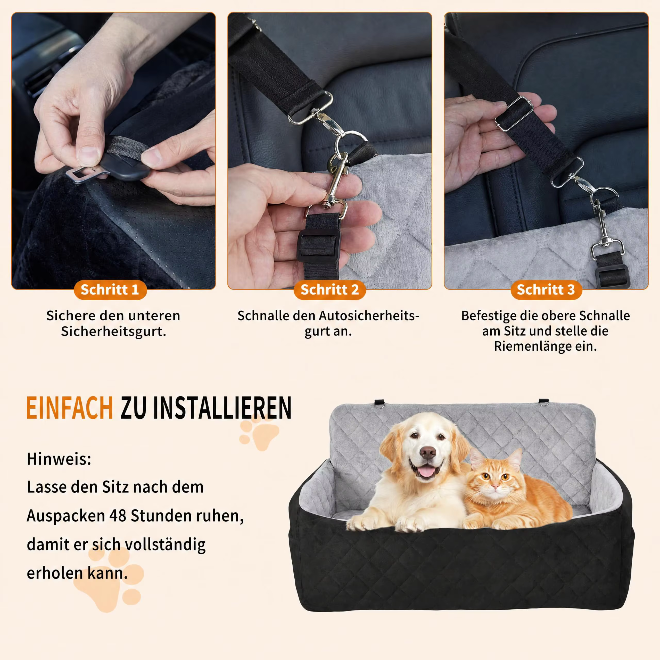 panier confort pour chien