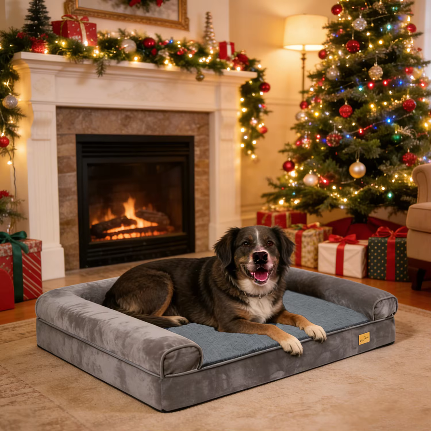 lit Orthopédique Memory  pour chien
